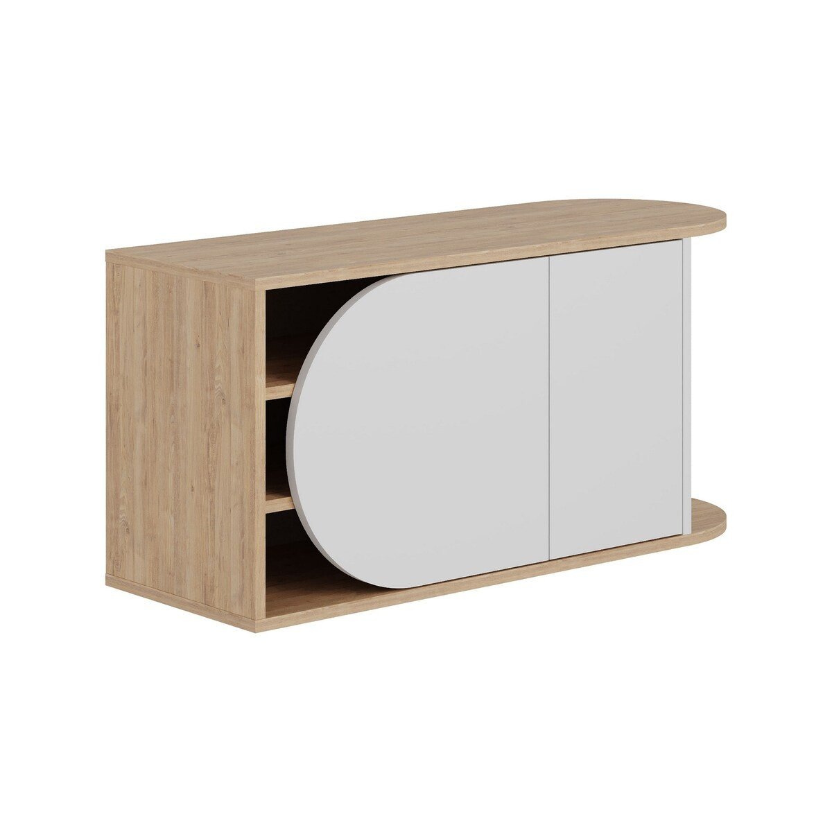 Calicosy - Schoenenkast Nova - 104 cm - Wit   Houtlook