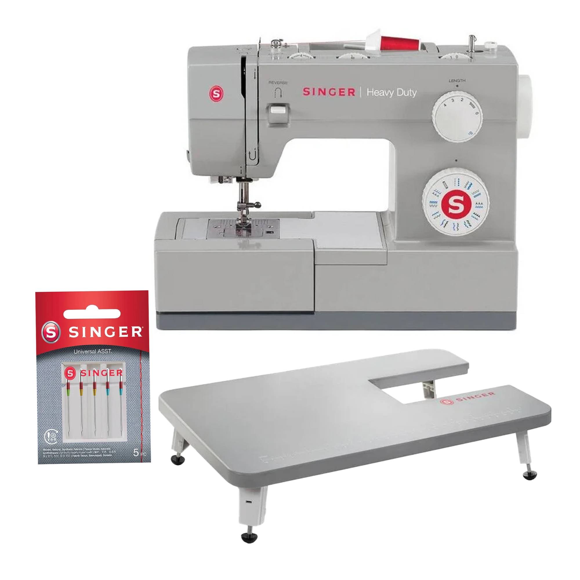 Singer 4423 Heavy Duty Sewing Machine and Extension Table Bundle
