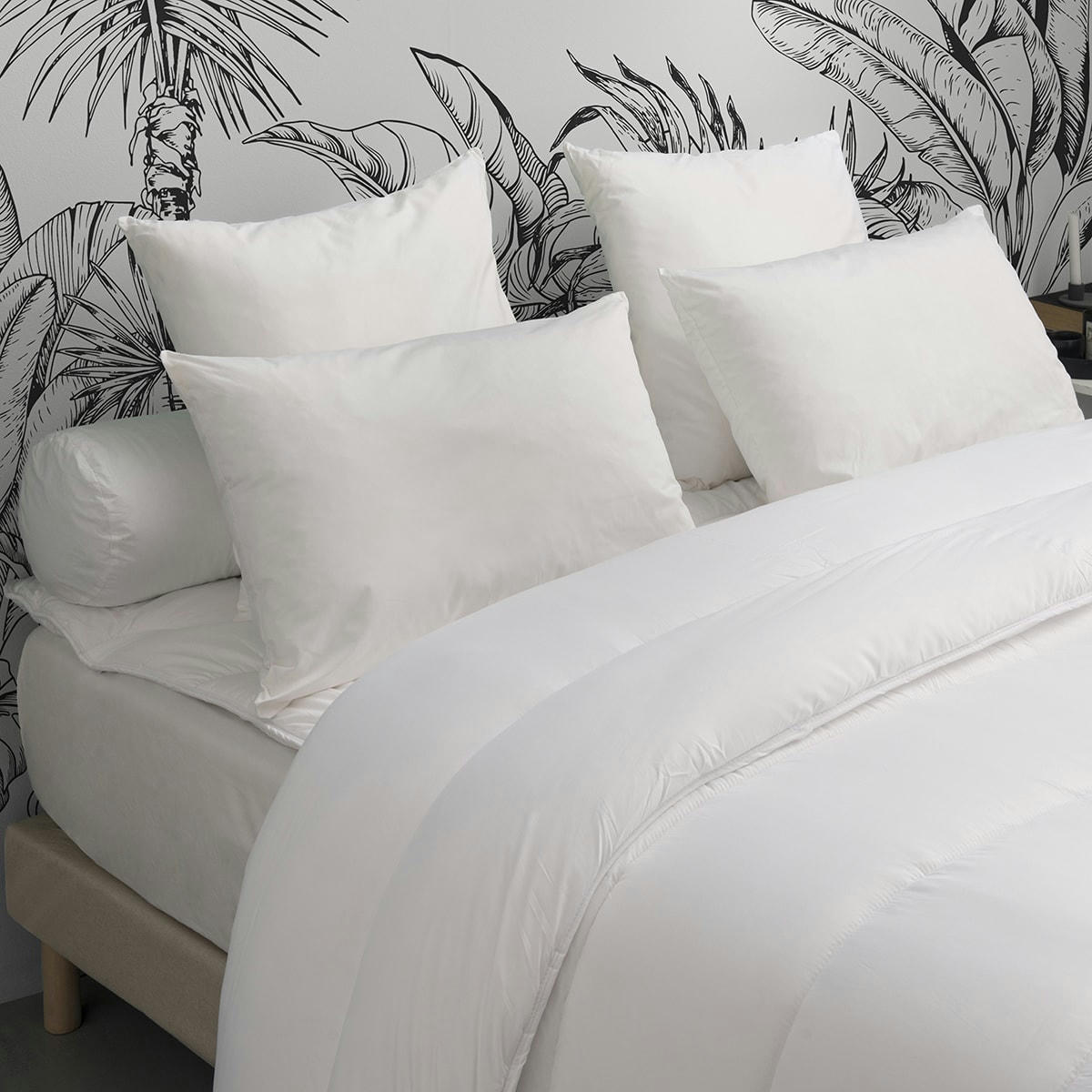 - Oreiller Ultra Gonflant Moelleux 60x60 cm - DUNLOPILLO