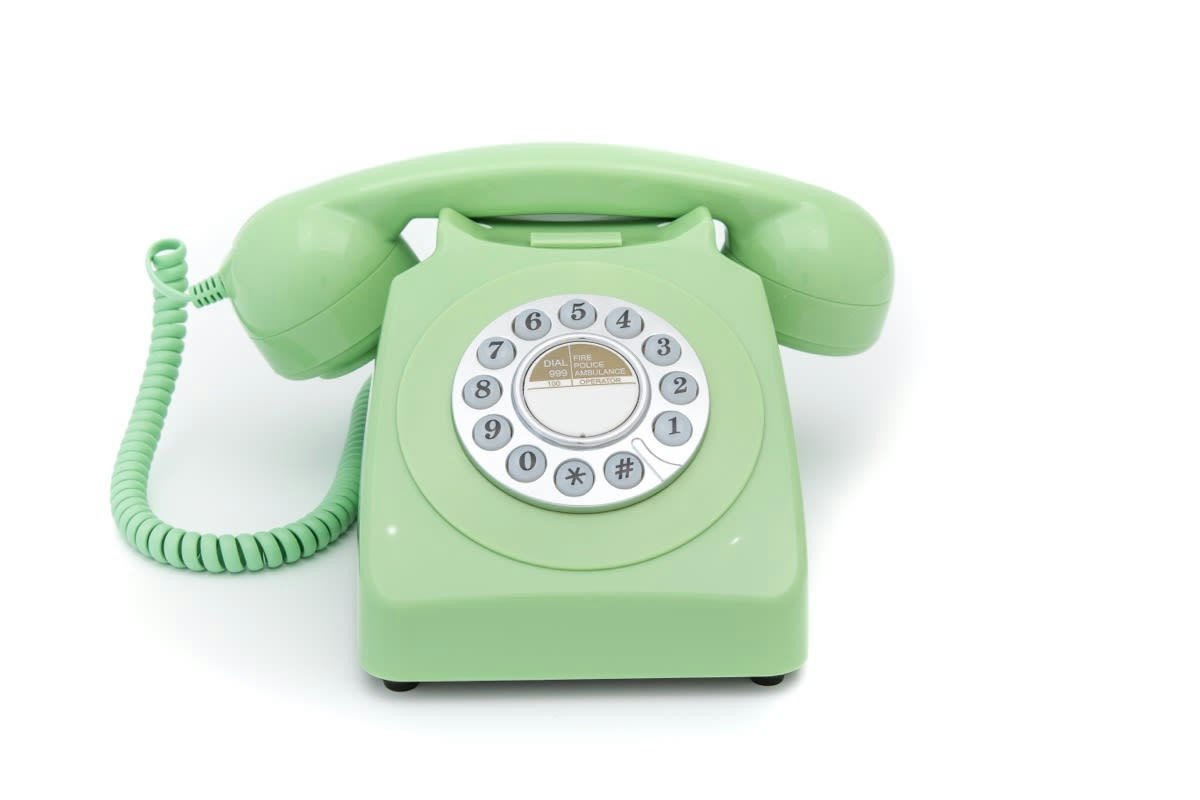 - Téléphone analogique  746 PUSH BUTTON GREEN