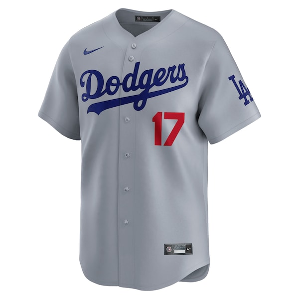Shohei Ohtani Los Angeles Dodgers Nike Away Limited Player Jersey – Gray