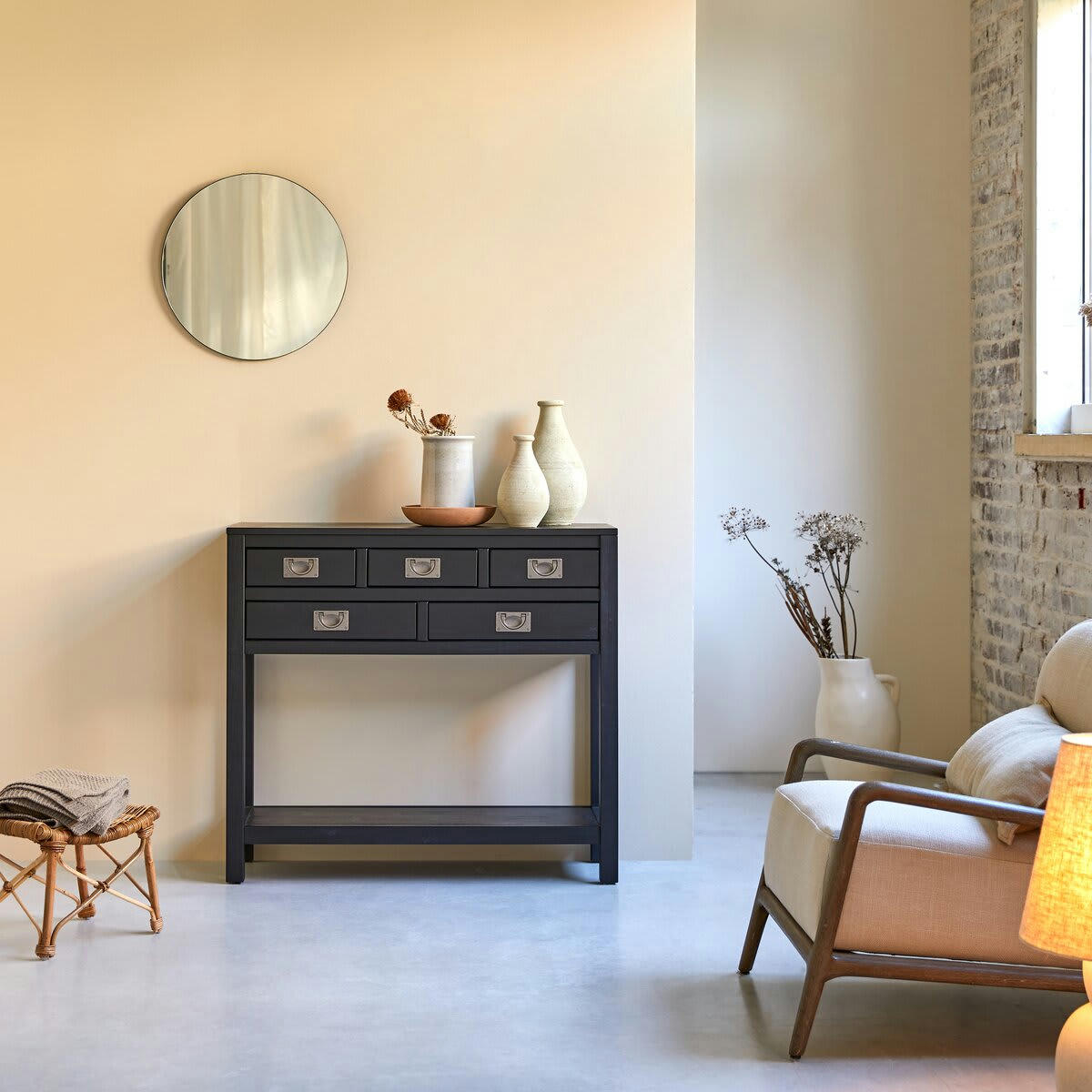 KLATEN - Console en pin massif