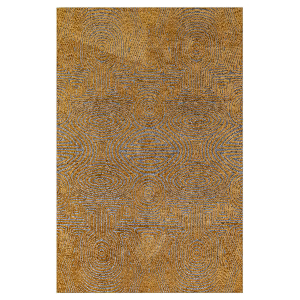 Lola&Moi vloerkleed Gold Stone - goud - 140x200cm