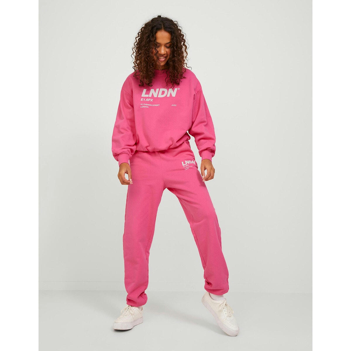 Sweat col rond, motif devant