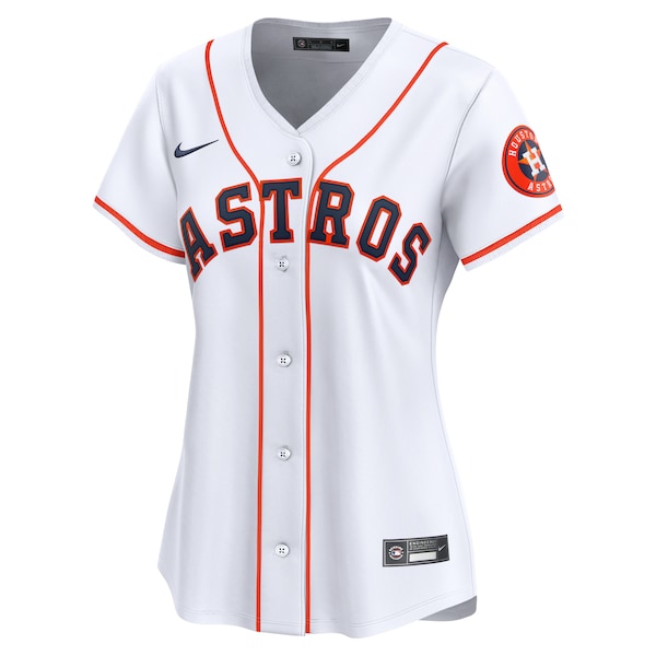 Houston Astros Nike Women's 2024 Jackie Robinson Day Home Limited Jersey – White