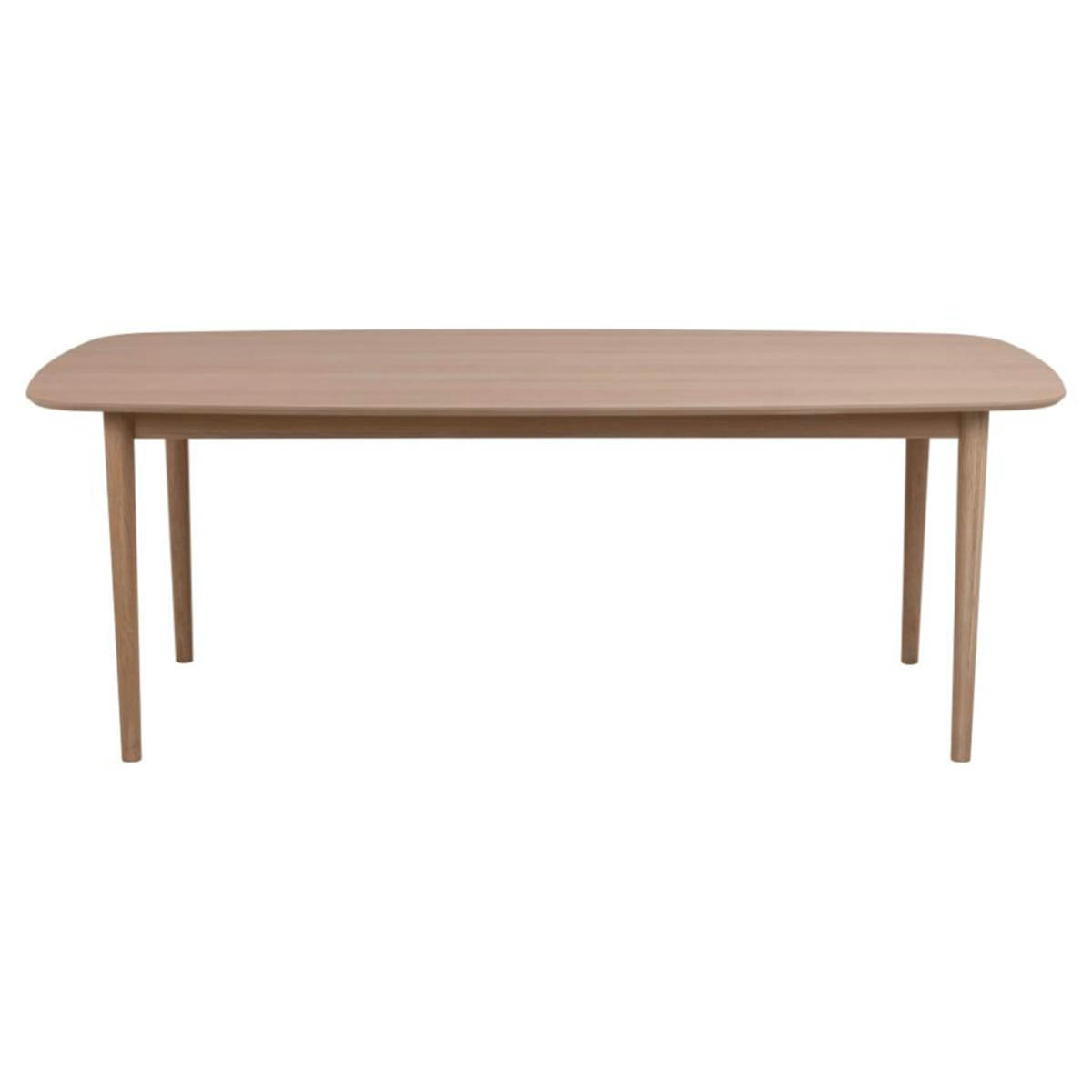 MARTINS - Table à manger en bois de chêne clair 210x100cm