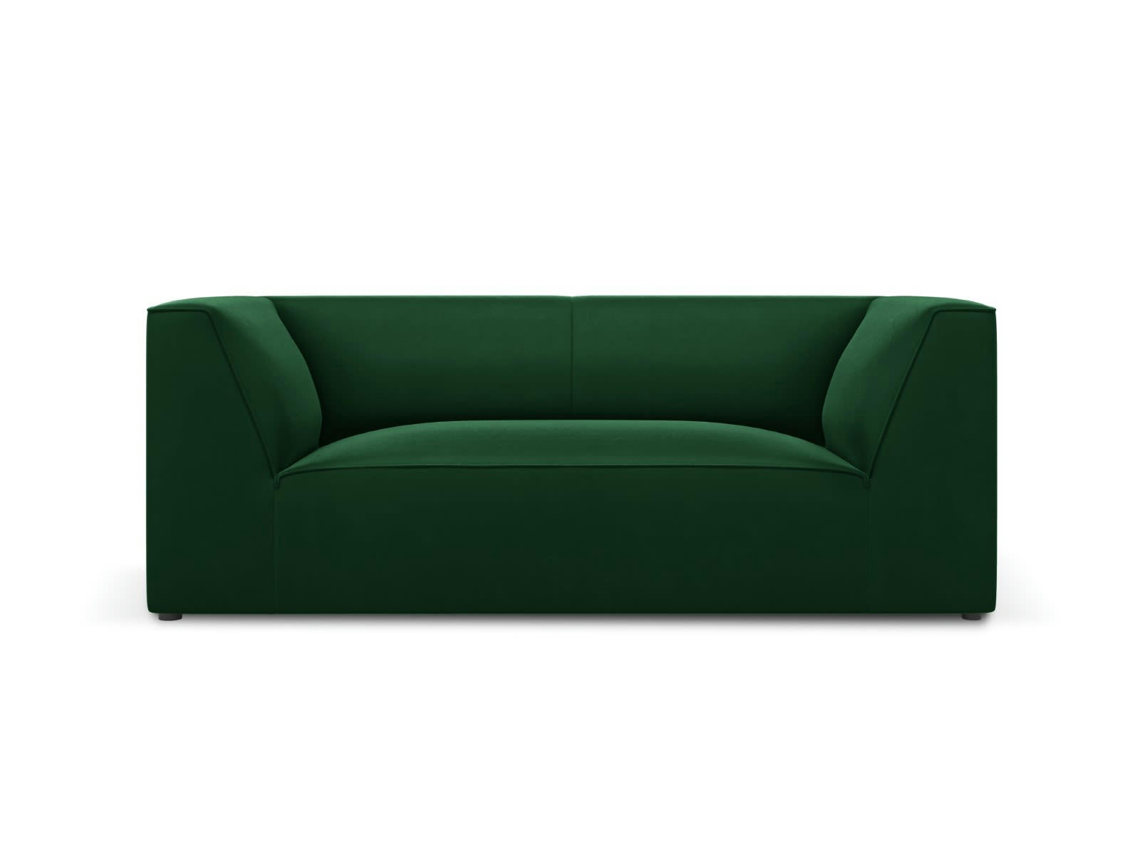 CHARLES - Canapé 2 places en Velours Vert