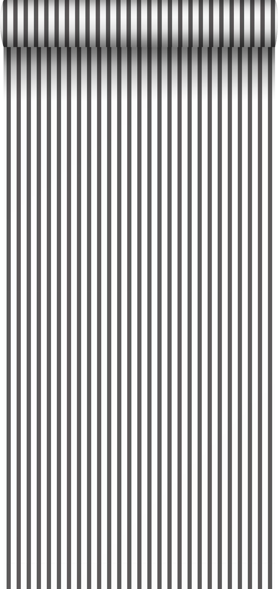 Sanders & Sanders behang strepen zwart en wit - 53 cm x 10 m - 640419
