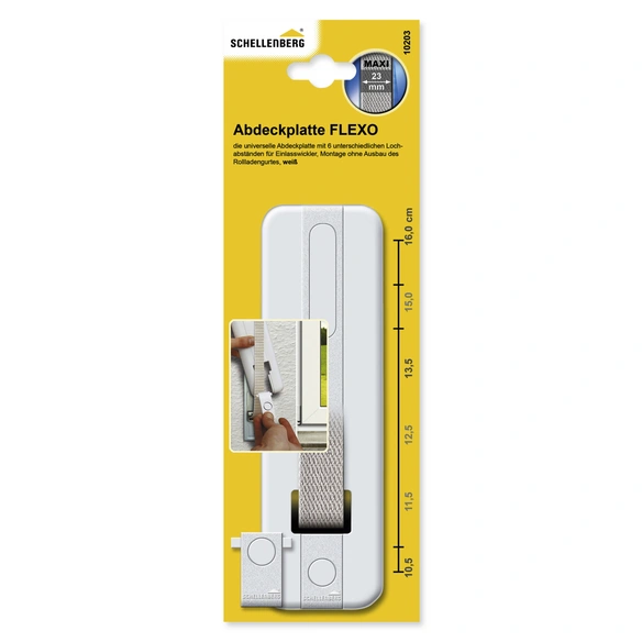 Gurtwickler-Abdeckplatte »MAXI«, BxHxL: 6,4 x 1,1 x 20,3 cm