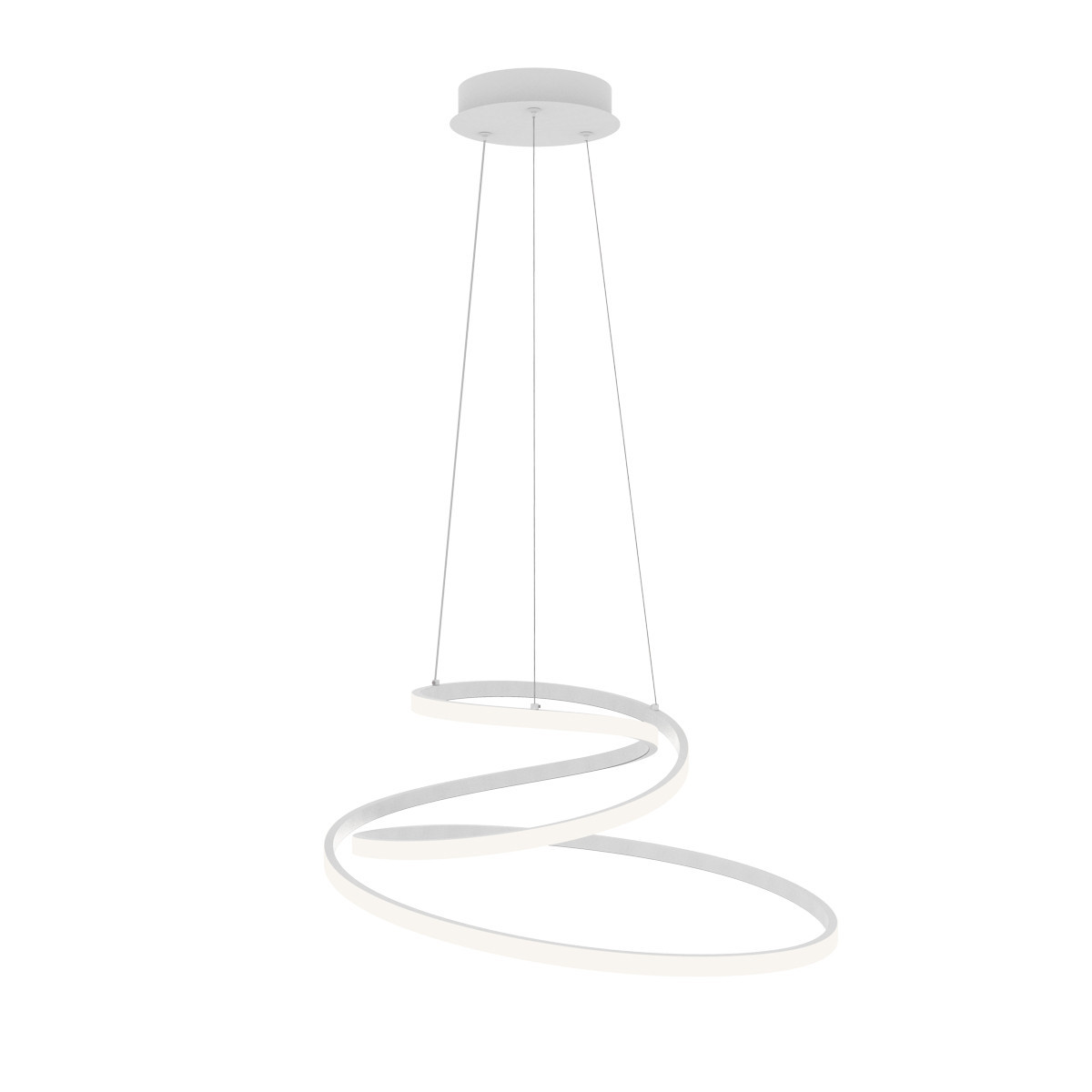 Lampa wisząca LORILA biała LED 1x60W Odcienie bieli 3300lm Italux