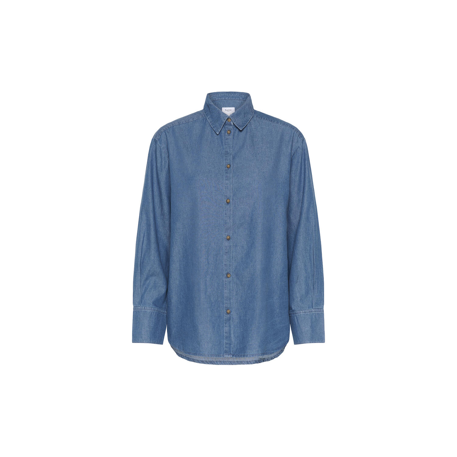 OjettaSZ Shirt, medium blue denim