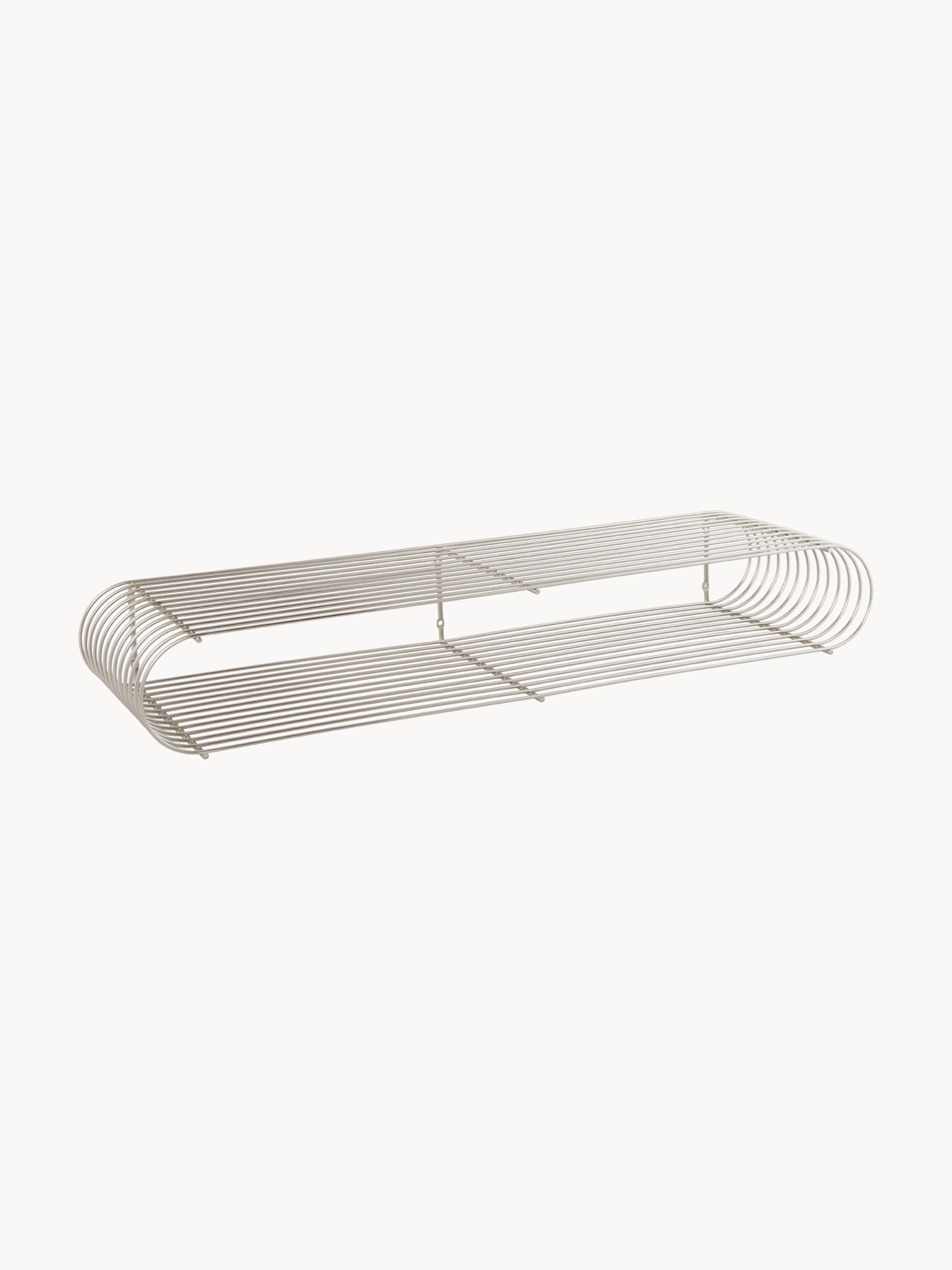 Metall-Wandregal Curva, B 80 cm