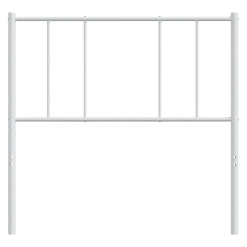 NNEVL Metal Headboard White 90 cm