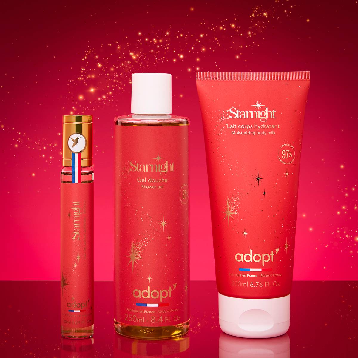 StarnightCoffret Eau de parfum 30 ml   Gel douche 250 ml   Lait corps 200 ml