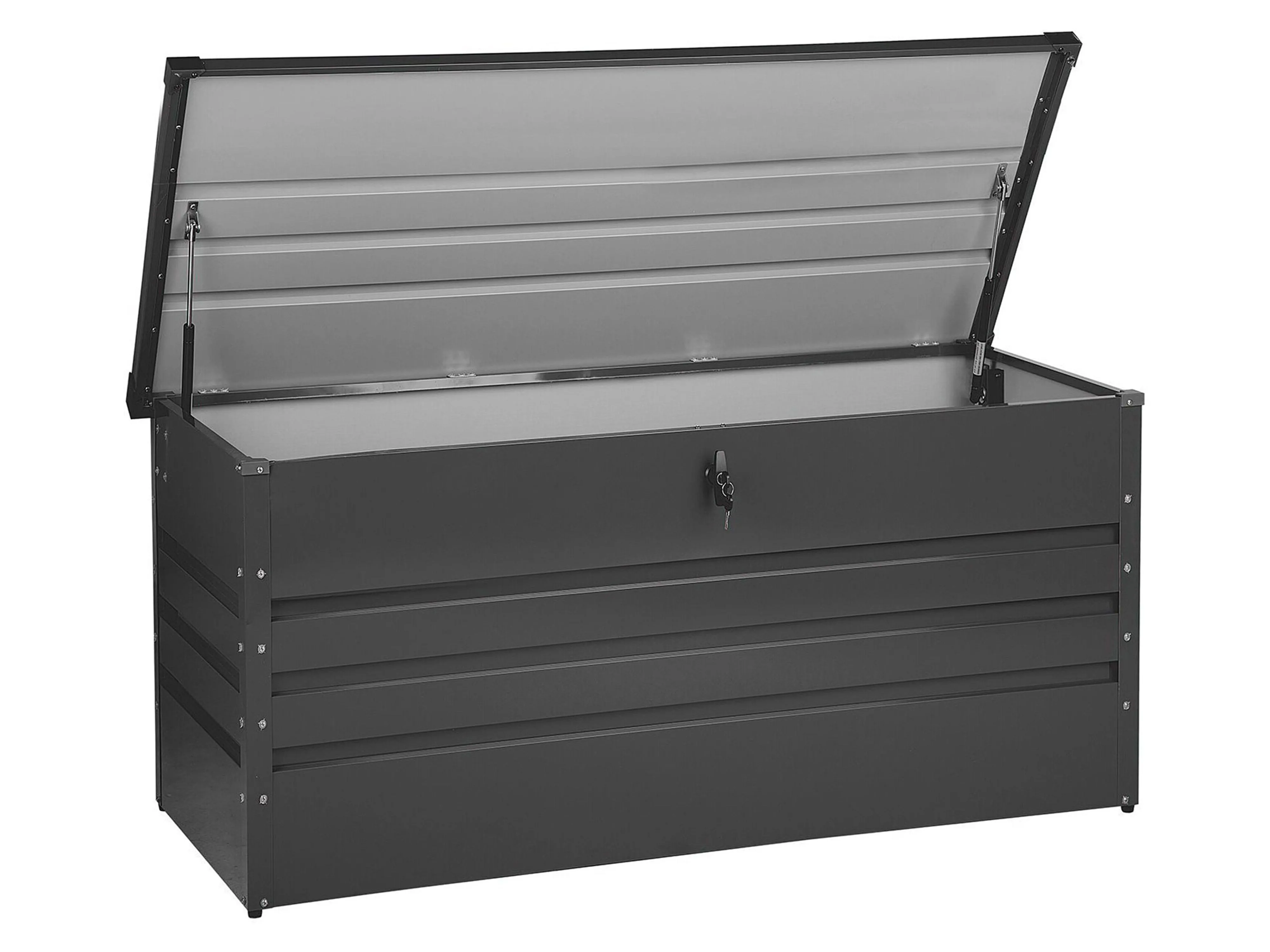 Storage Box CEBROSA 100 cm 62 cm Graphite Grey