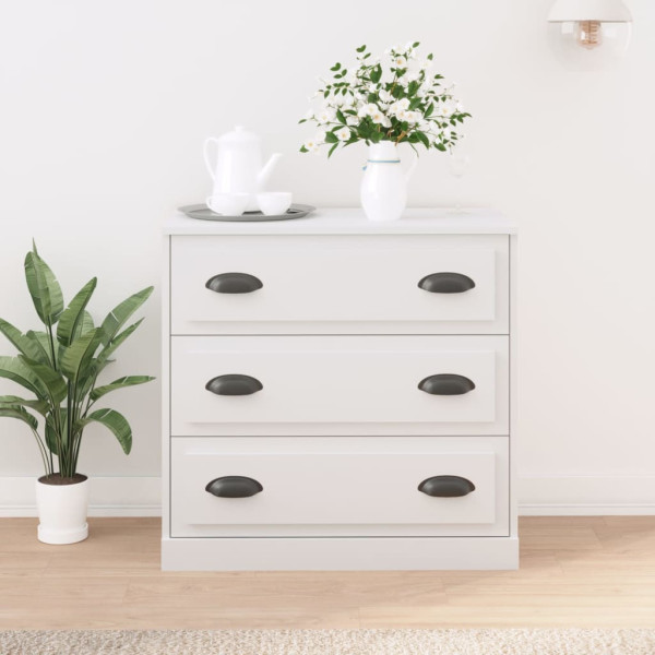 Szafka Biała 70x35.5x67.5 cm do Salonu Pokoju Sypialni