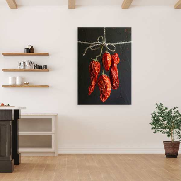 Obraz do kuchni restauracji baru jadalni, Suszone czerwone pomidory 20x30