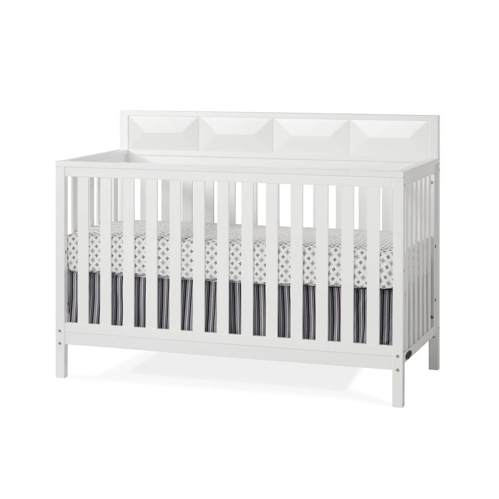 Child Craft Elin Matte White 4-in-1 Convertible Crib