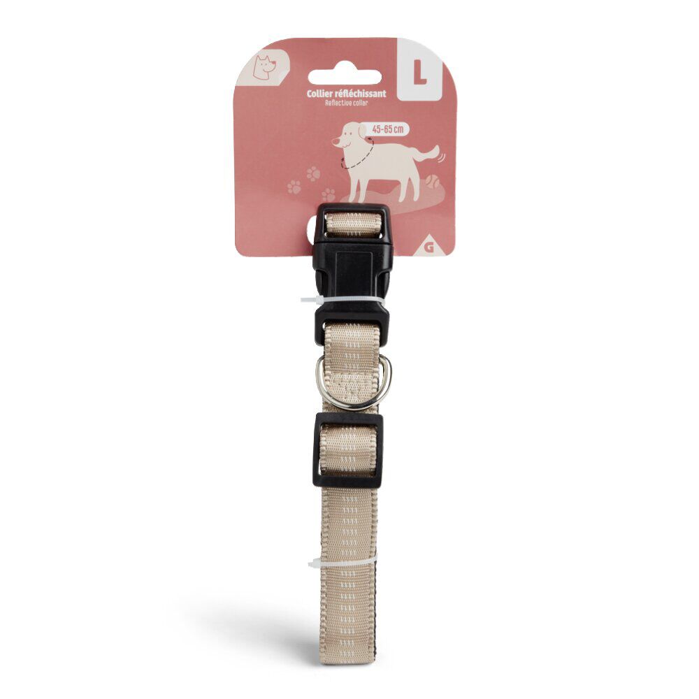 Collier réflechissant pour grand chien - Taille L