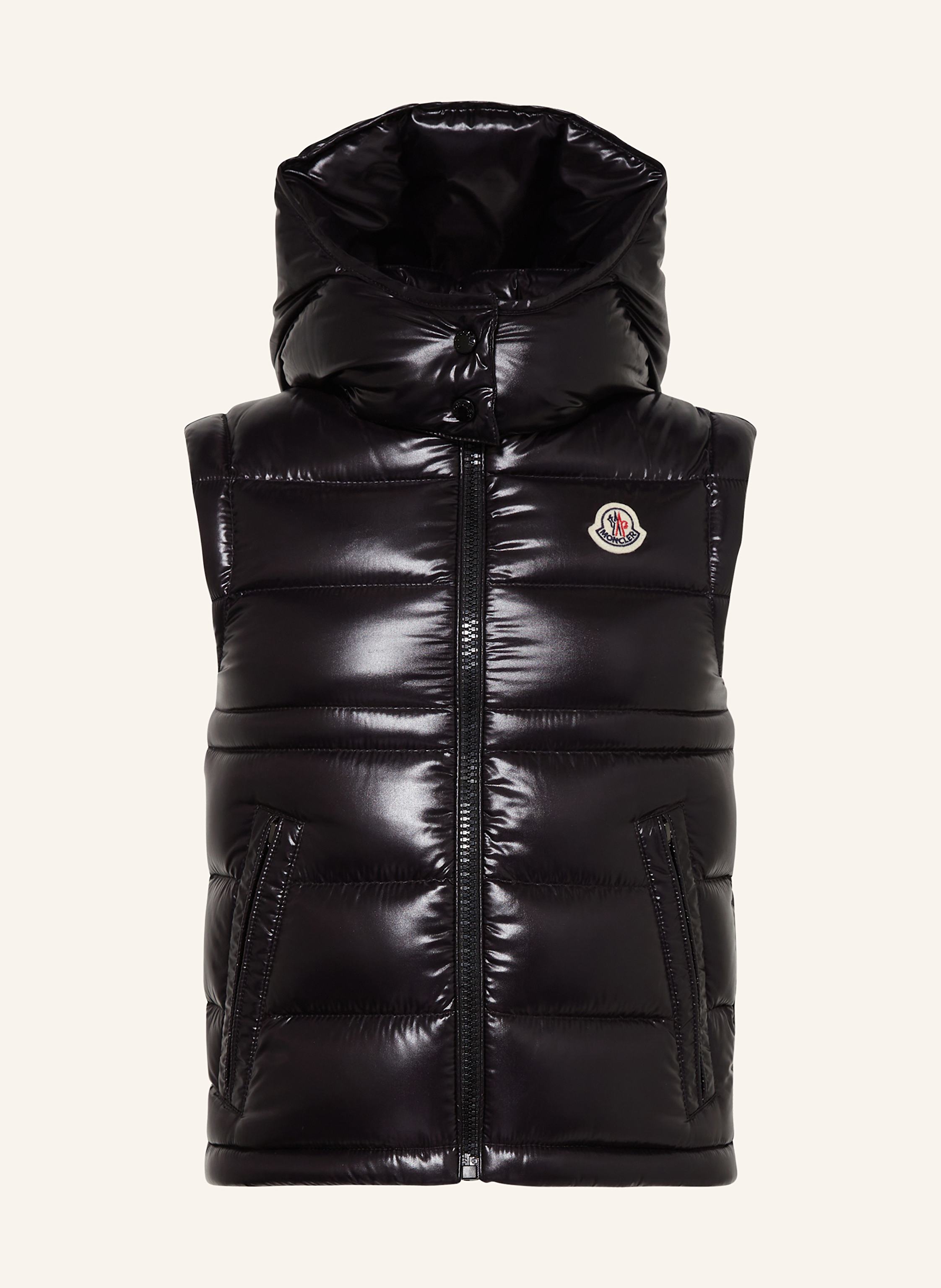 MONCLER enfant Daunenweste ANIA mit abnehmbarer Kapuze