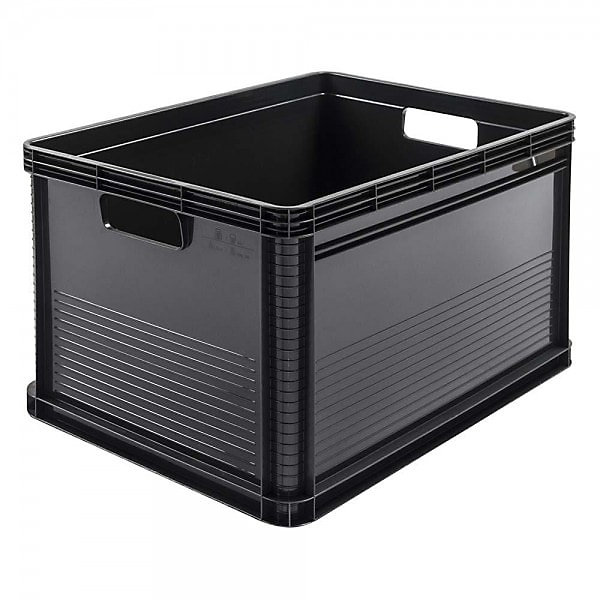 Caisse de rangement alimentaire 64 litres - Noir