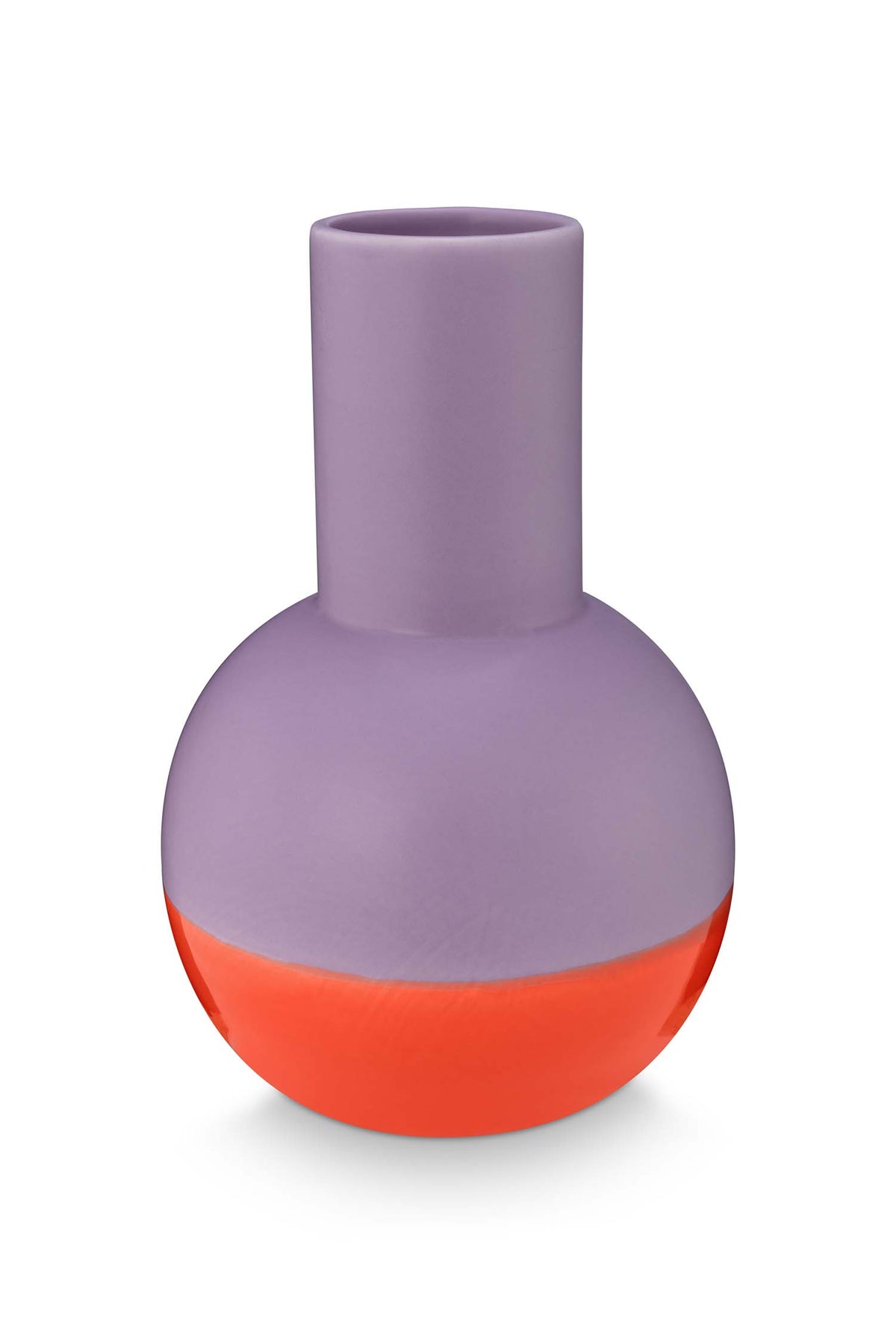 vtwonen - Vaas - Bloemenvaas - Keramiek - Rood - 14cm