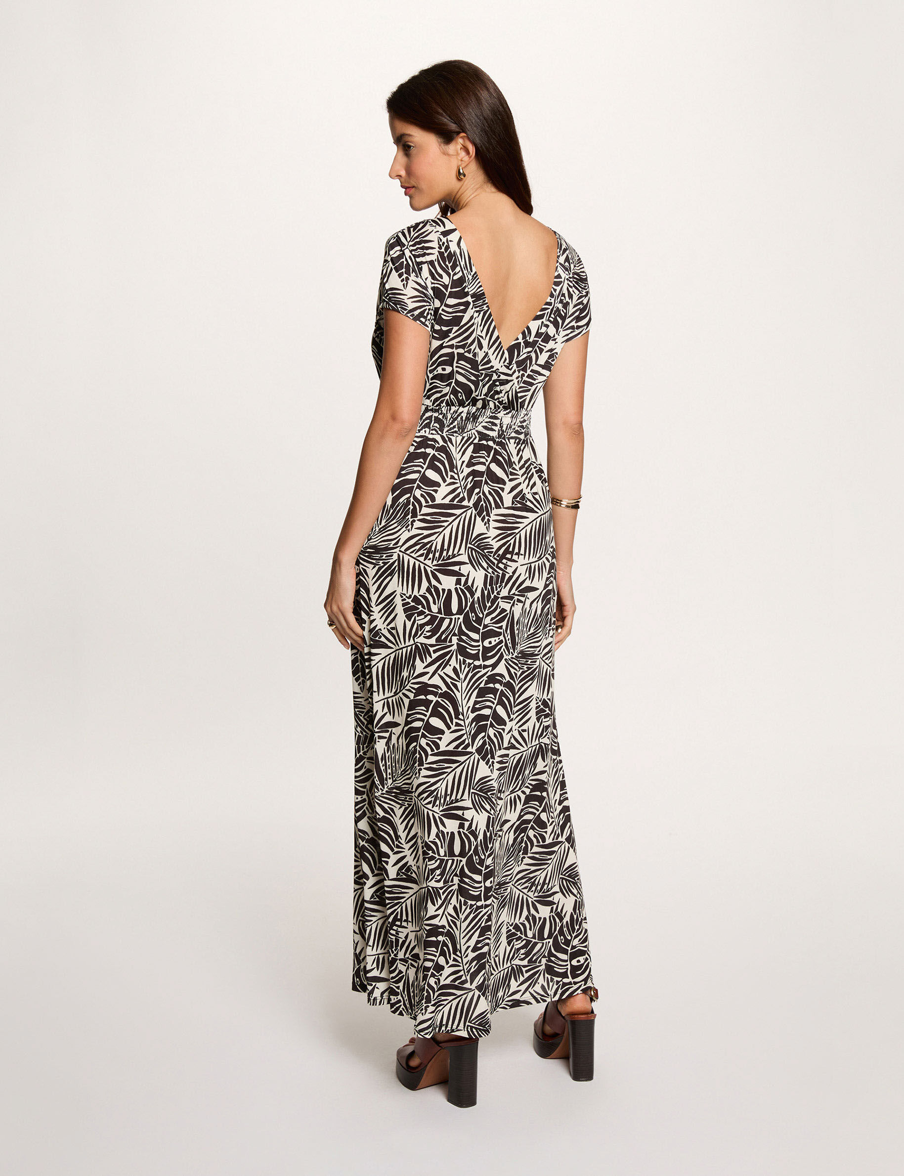 Flowy Long Dress Multicolor Women