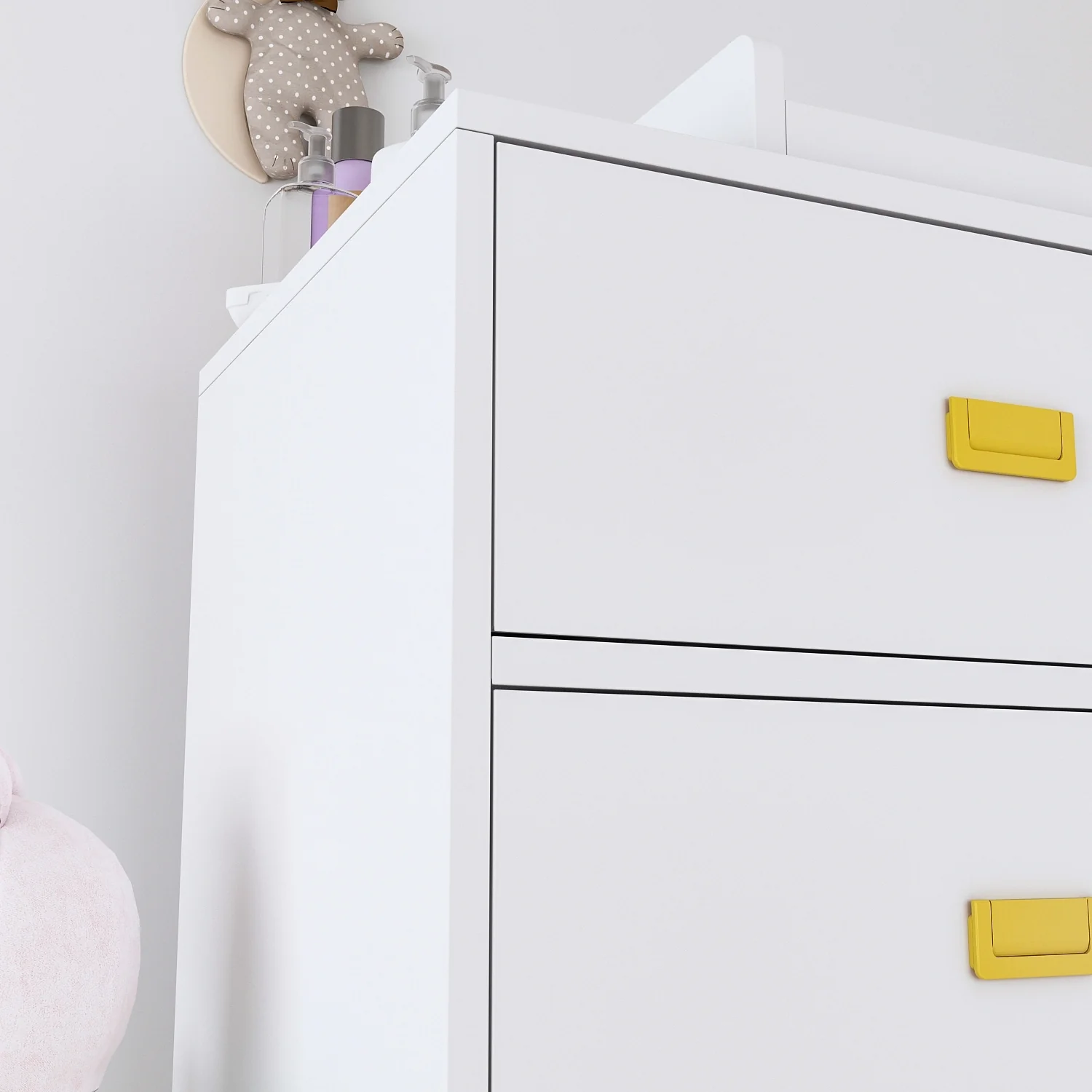 6-Drawer Dresser Change Table With Large Storage Space Chest Cabinet