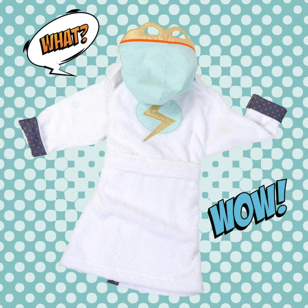 SUPER-HÉROS - Peignoir enfant coton bio* 2-3 ans