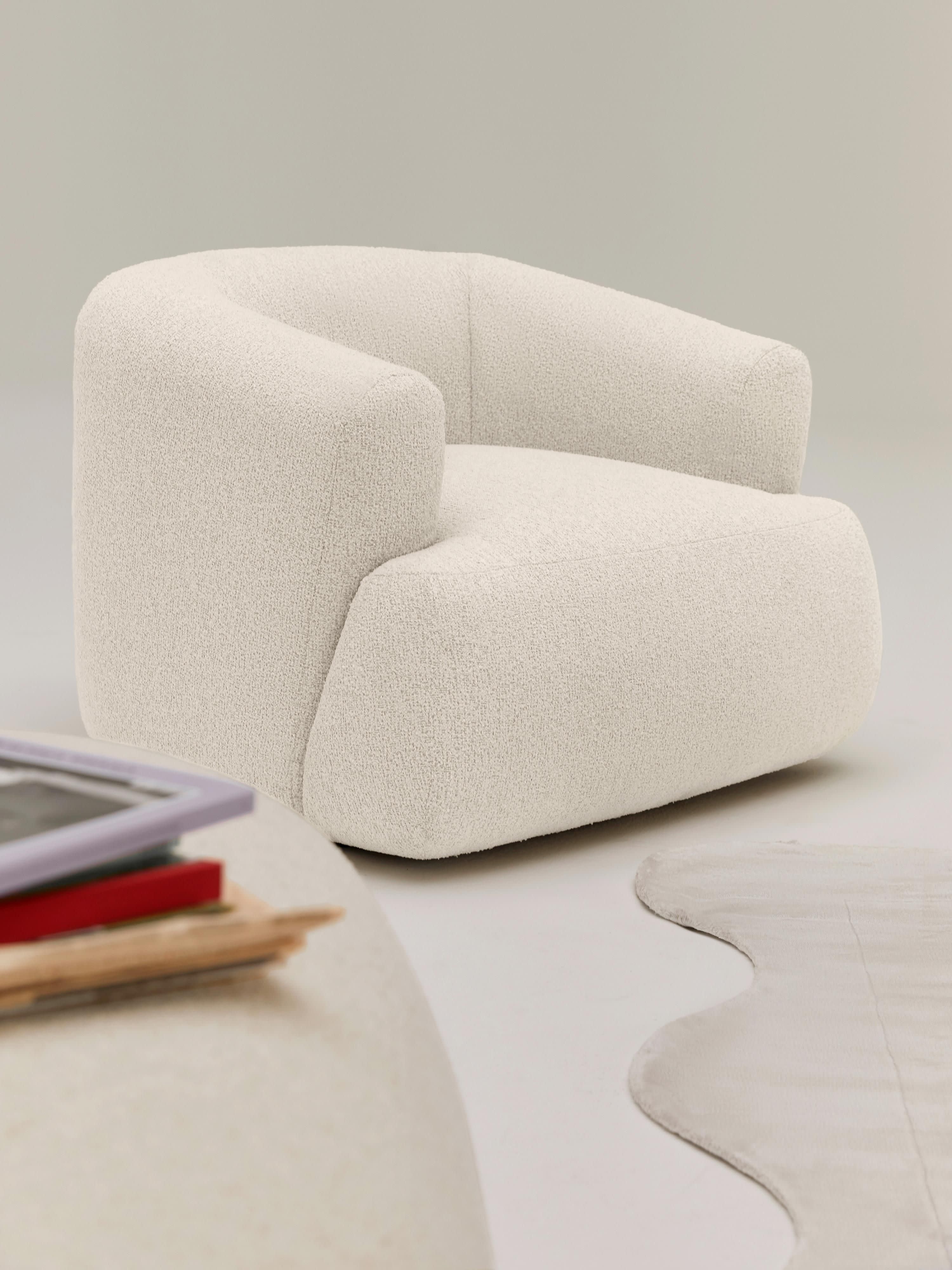 Bouclé-Sessel Sofia