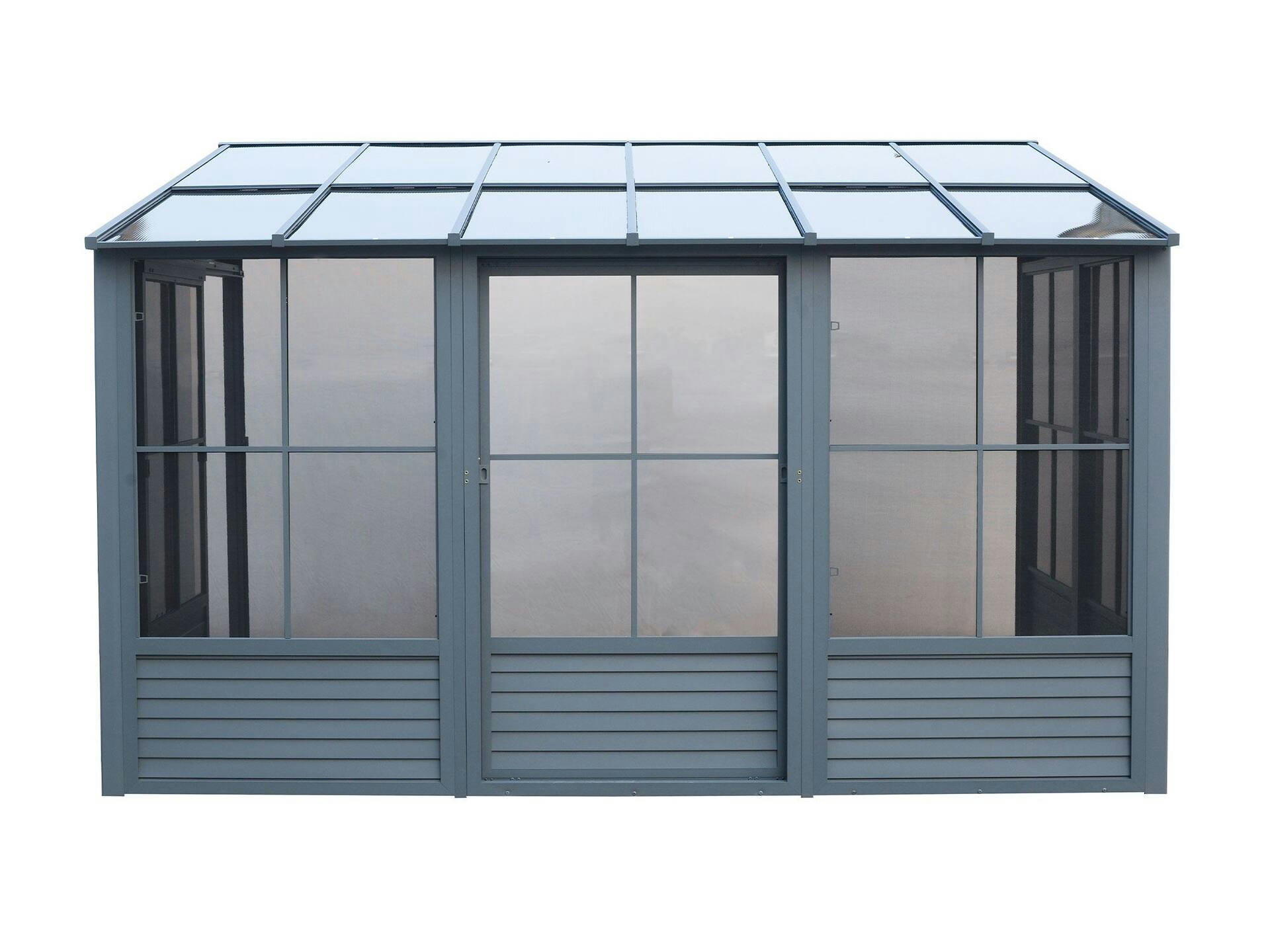 Gazebo Penguin Florence Add-A-Room, 10 x 16-ft, Slate