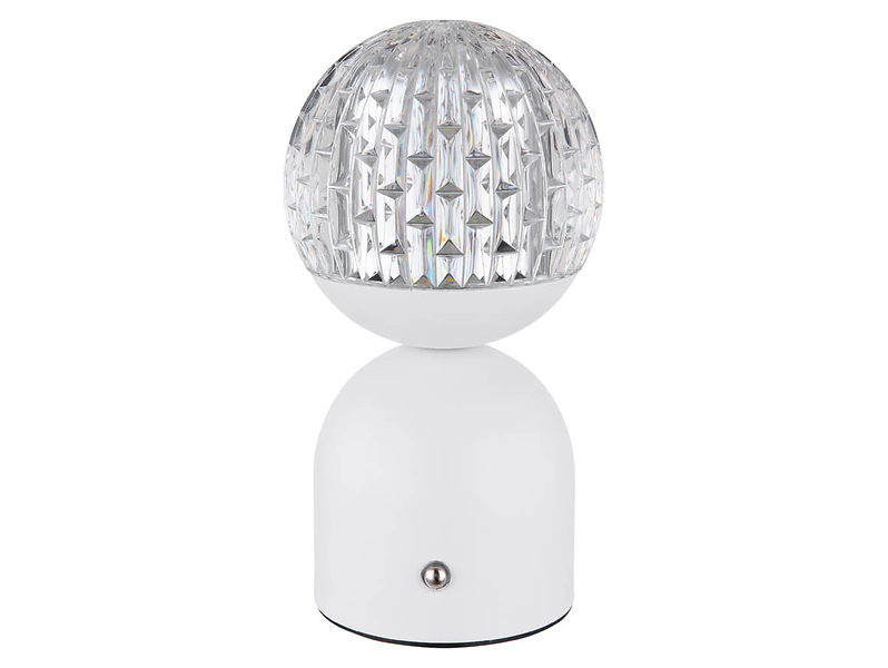 Lampa stołowa Julsy LED metalowa biała