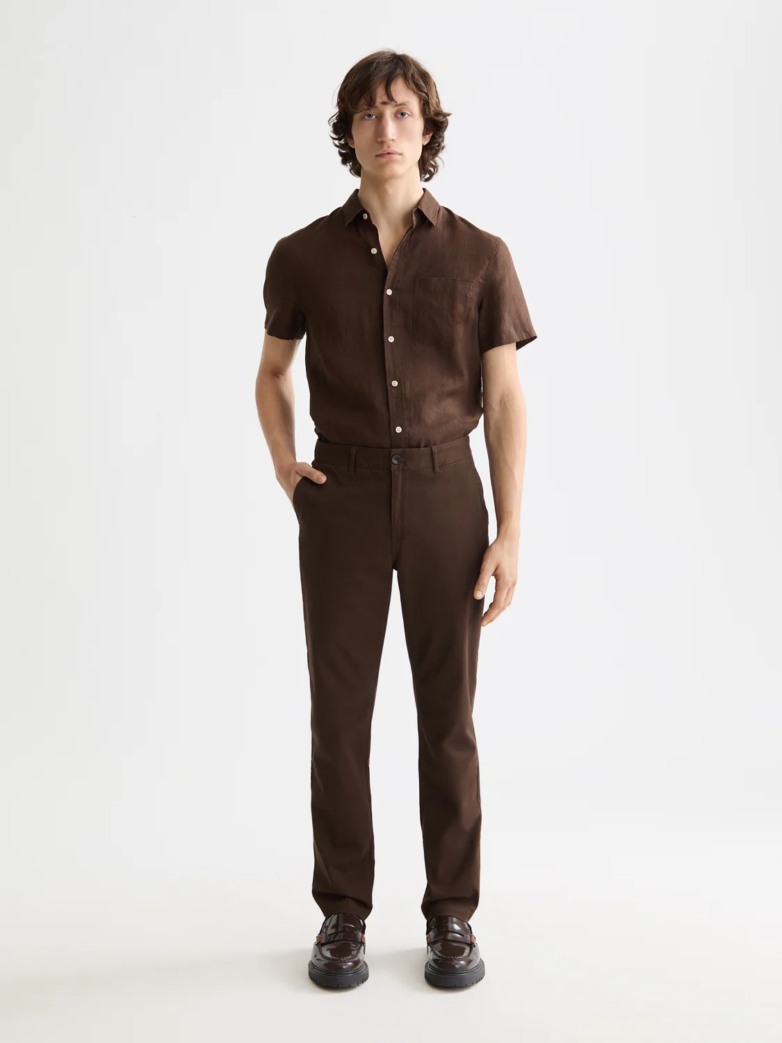 Seasonal Core - Stuart - Slim-Fit Washed Cotton Blend Chino