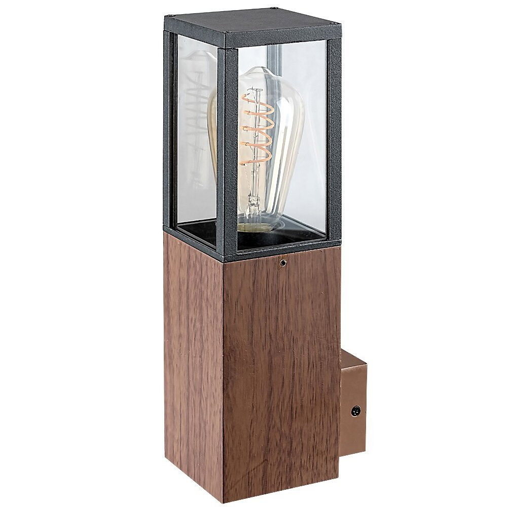 Kinkiet zewnętrznydąb-przezroczysty Wales 1xE27x60W IP44 Rabalux