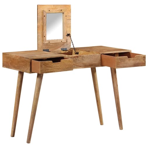 NNEVL Dressing Table 112x45x76 cm Solid Mango Wood