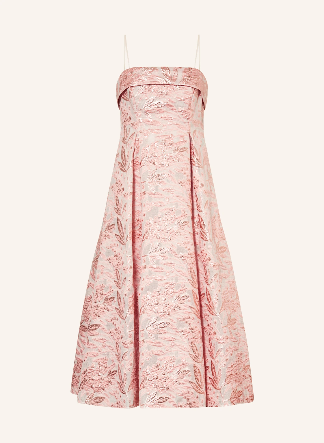 ADRIANNA PAPELL Cocktailkleid aus Brokat mit Glitzergarn