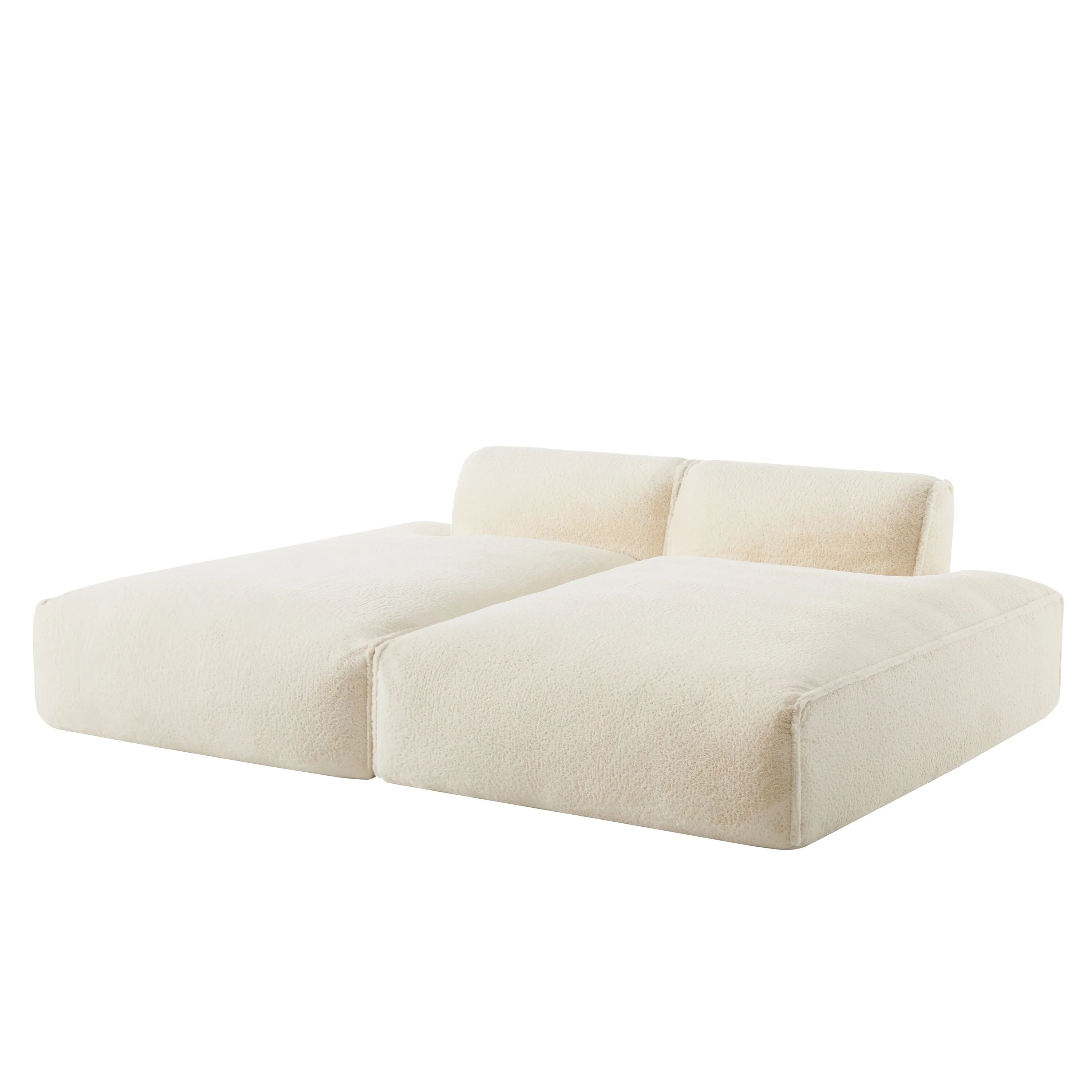 Modern Modular Sofa Spacious Foam Filled Sofa Bed with Wood Free Sponge Construction for Living Room or Guest Room