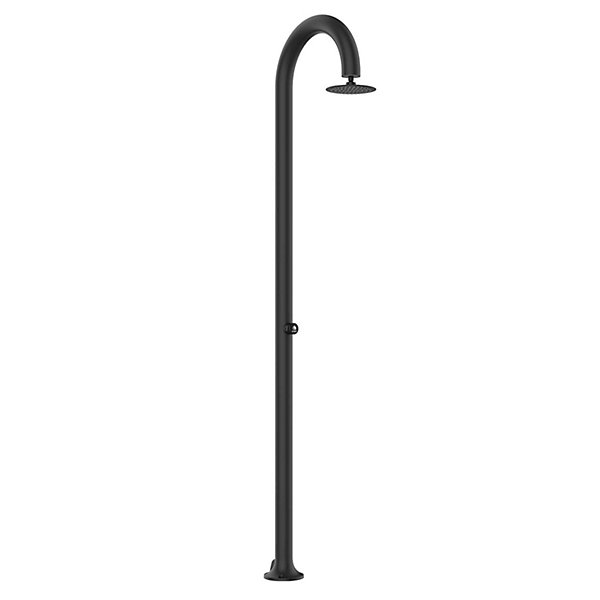 Douche a Eau Froide Temporisee En Aluminium Sined Luna Timer Black