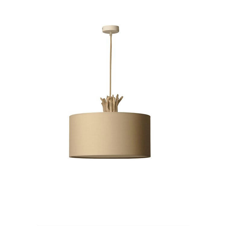 FAGOT - Suspension en bois recyclé taupe