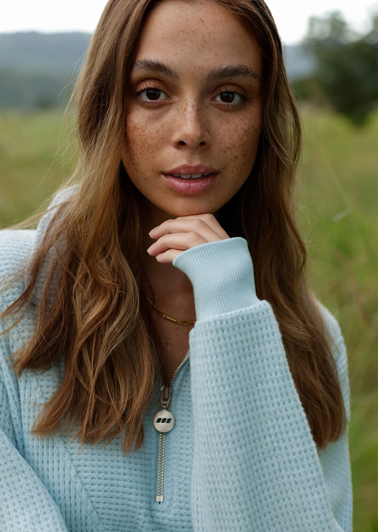 Tranquility Quarter Zip Sweat