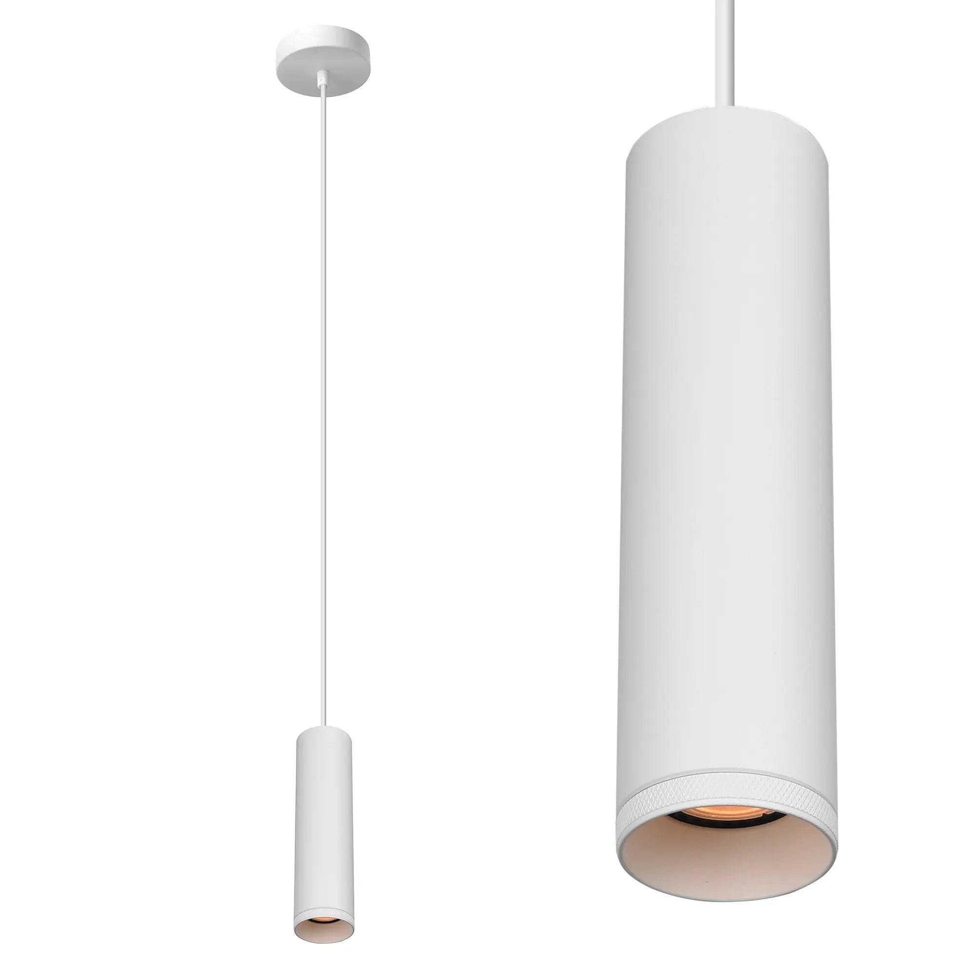 Artdelight hanglamp Milano - 1 lichts - 6.6 x 150  cm - wit