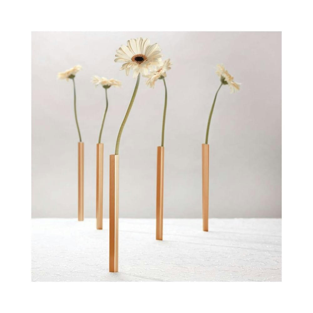 - Vases magnetiques aluminium gold