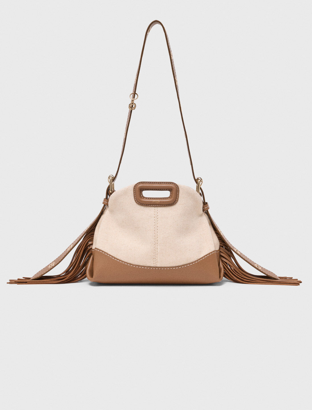 Sac Miss M mini en mix toile cuir