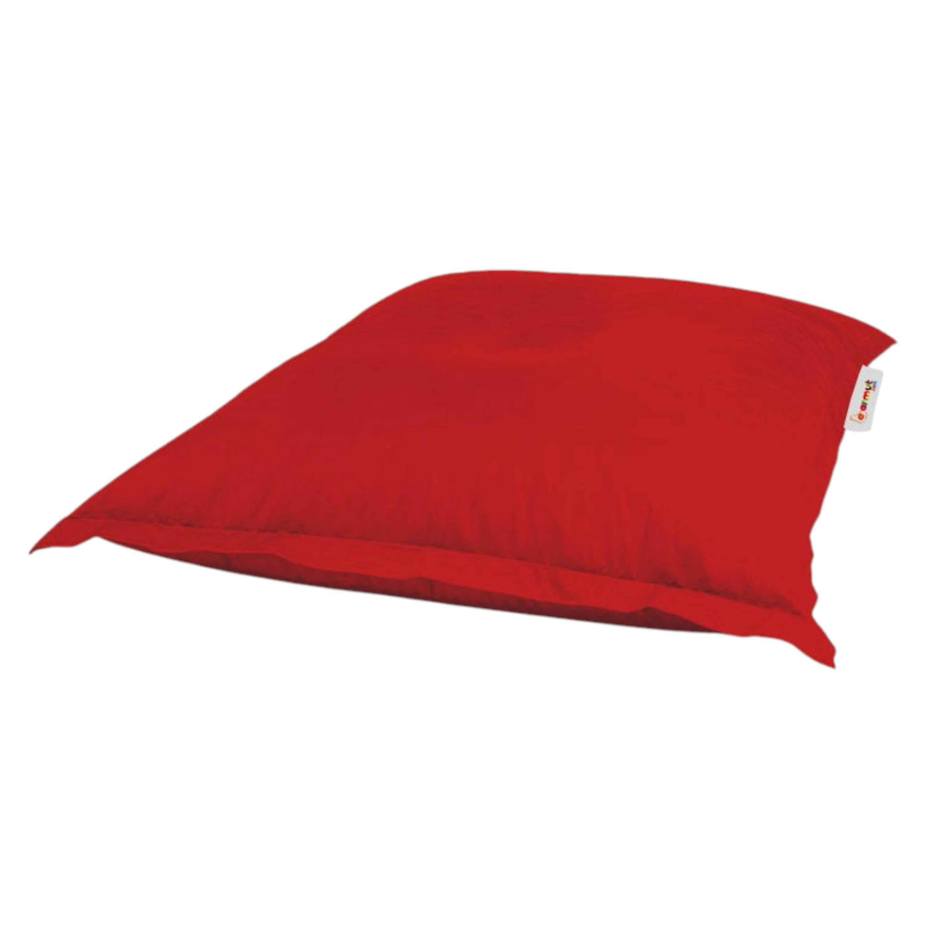 Pouf coussin de sol extérieur rouge - 100 cm ARTA
