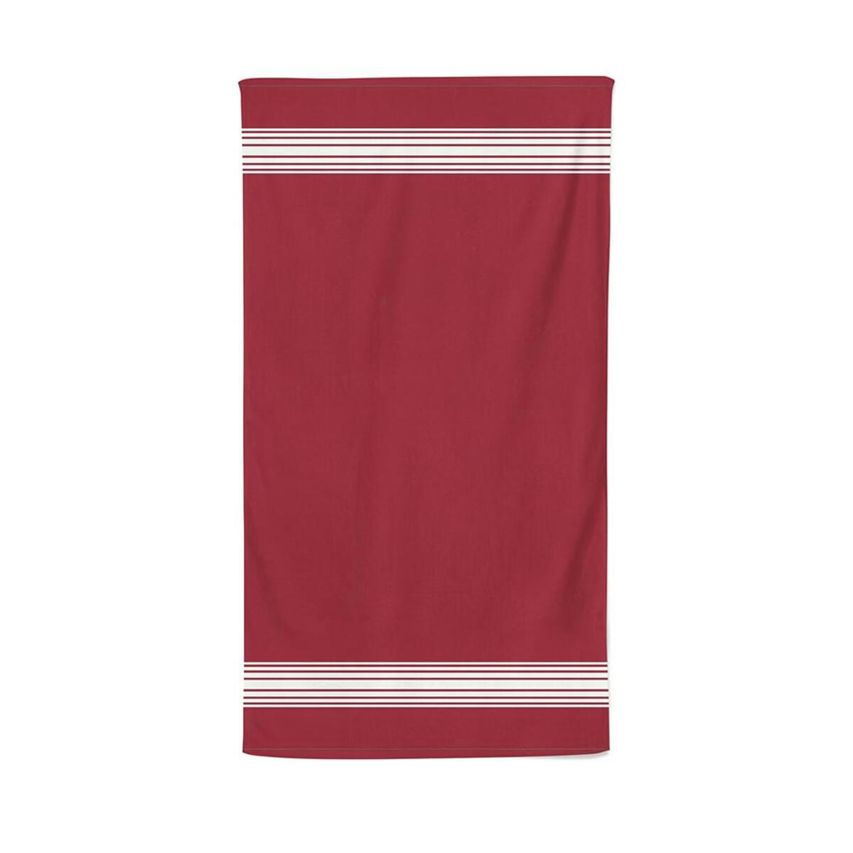 GRAND HÔTEL - Drap de douche coton bio Bordeaux 70x130 cm