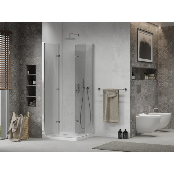 Kabina prysznicowa z brodzikiem Mexen Duo 70x70 transparent