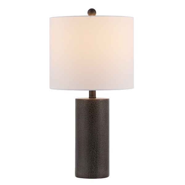 SAFAVIEH Lighting 24-inch Nori Polyresin Table Lamp - 12" x 12" x 24"