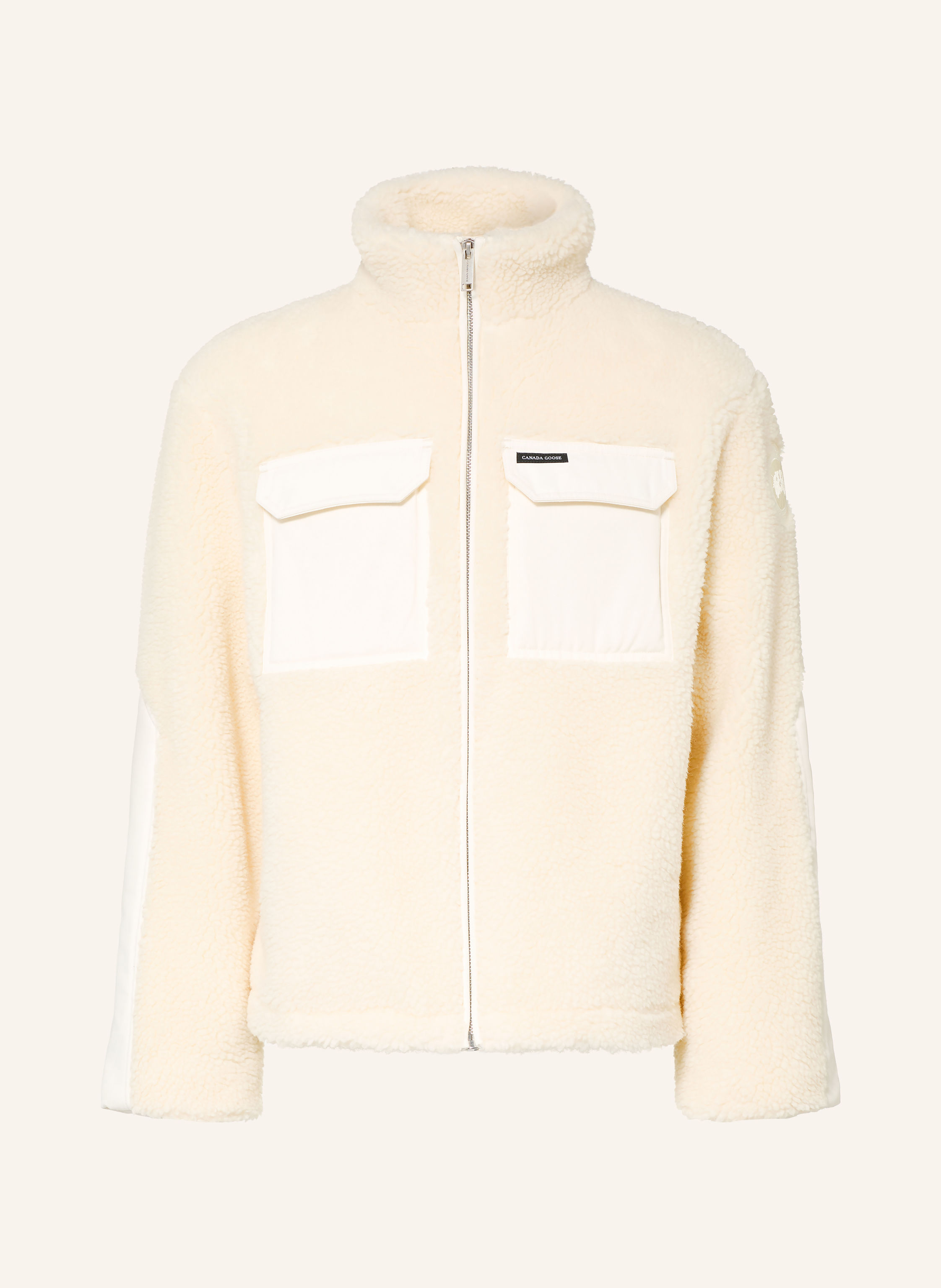 CANADA GOOSE Teddyfell-Jacke HARRIER im Materialmix