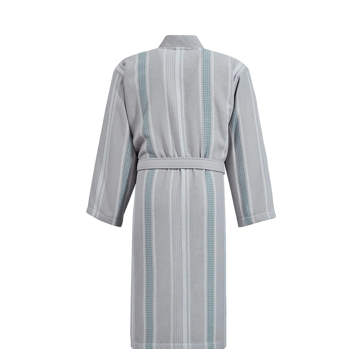 BODRUM - Peignoir mixte léger en coton 330 g/m² Gris Perle M