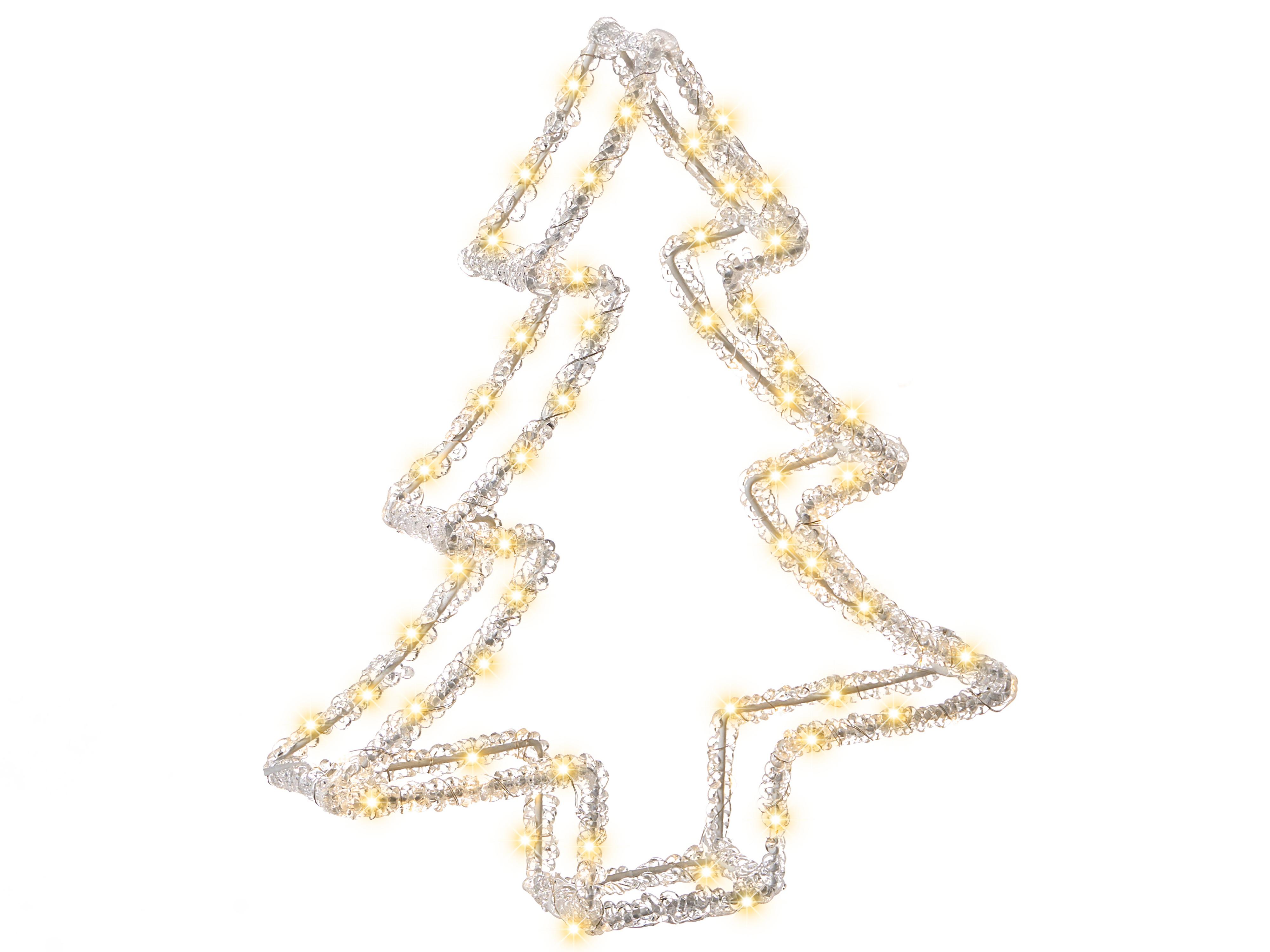 Outdoor Decoration LED OLBOAN Christmas Tree 34 cm White